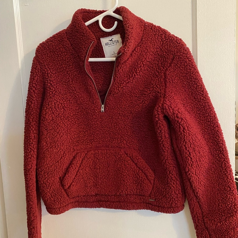 Hollister Teddy Sweatshirt Size Small